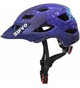 Kids Helmet, SIFVO Kids Bike Helmet Boys and Girls Bike Helmet with Cool Visor Helmet for Kids 5-...