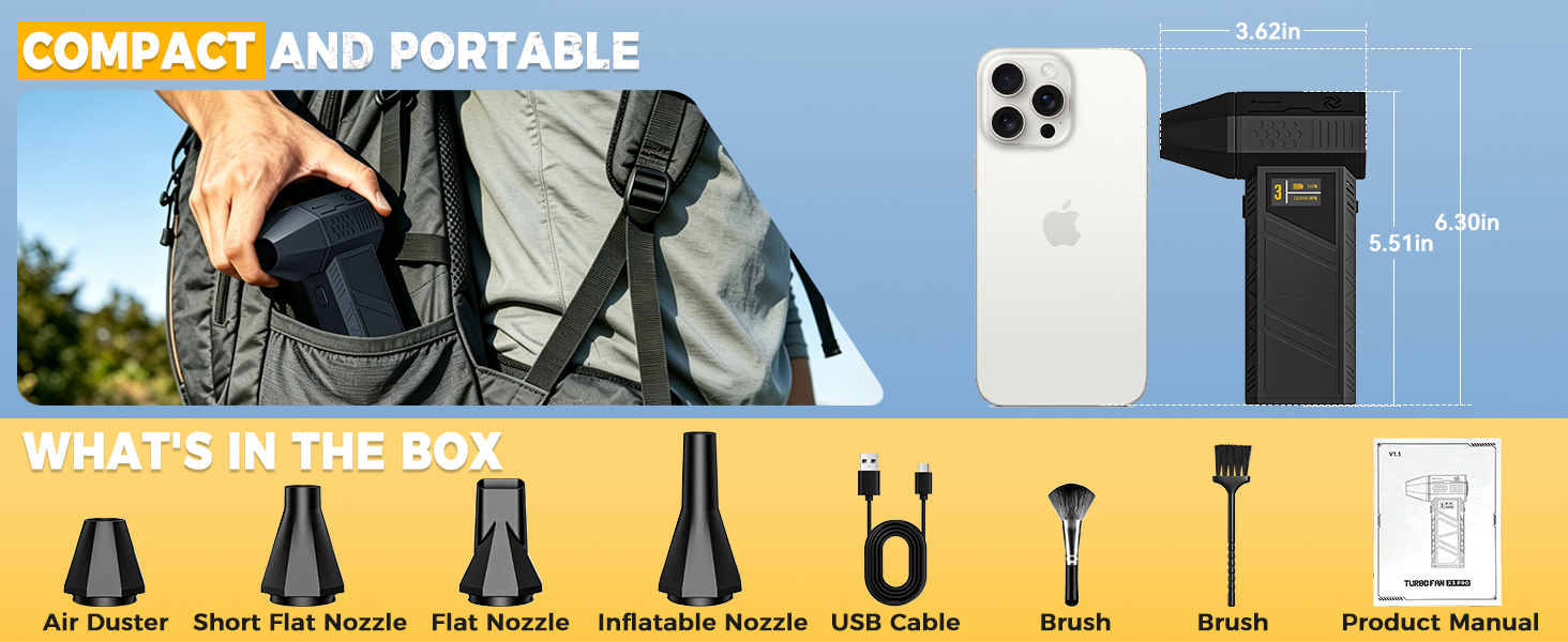 COMPACT AND PORTABLE