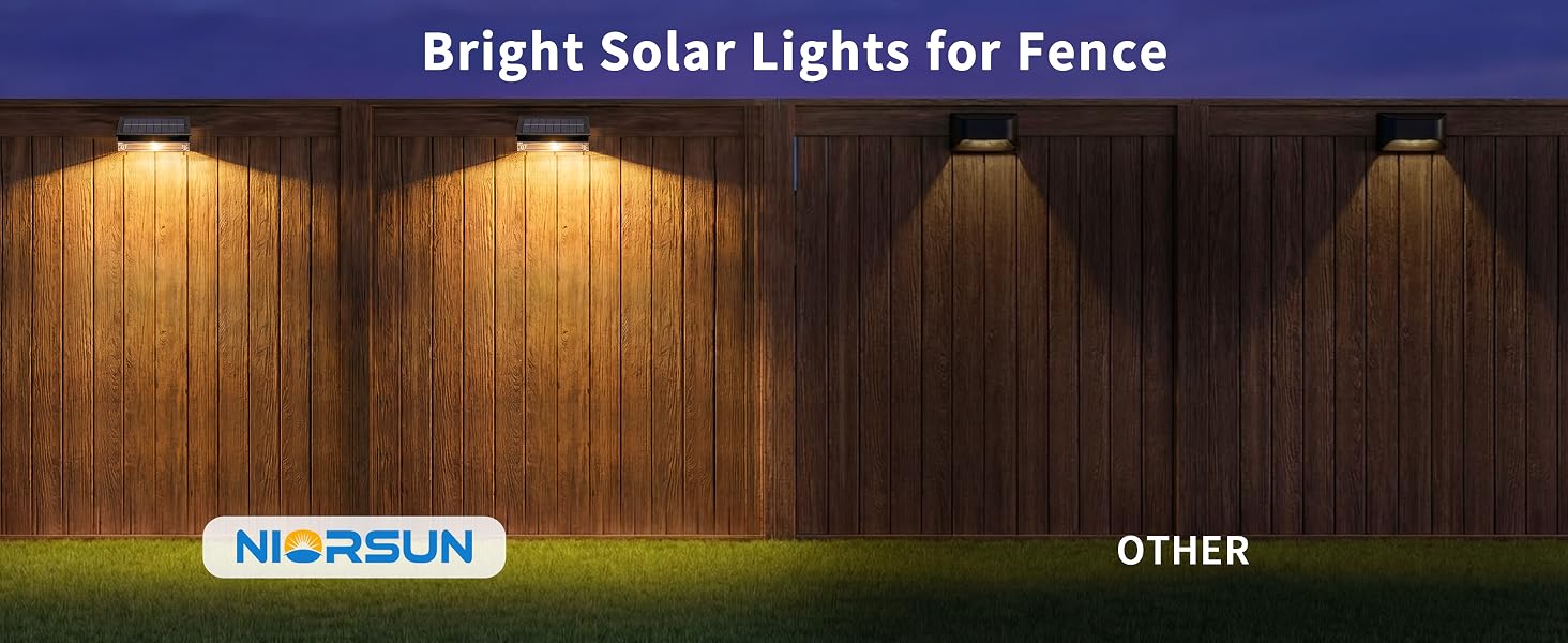 Solar Fence Lights
