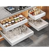 Seinloes 2 Pack Expandable Pull Out Cabinet Organizer 21