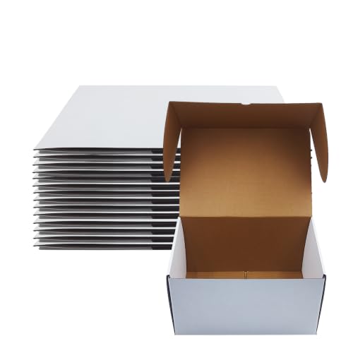 White Corrugated Cardboard Mailer Box Easy Assembly