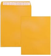 Manilla Envelopes 9x12 Self Seal 100 PCS, Goefun Brown Kraft Large Envelopes 9x12 Letter Size for...