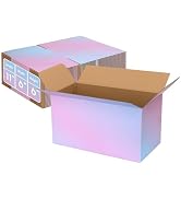 DERZIFUN 11x6x6 Inch Medium Shipping Boxes, 30 Pack White Cardboard Mailer Box, Gift Boxes for Pa...