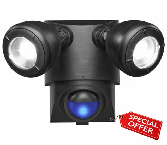 Xodus Battery Operated Wireless Motion Sensor Security Flood Light | Utility LED light for sheds