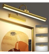 VOLISUN Picture Lights for Wall, 13 inch Rechargable Picture Light Battery Operated, 3 Color Temp...