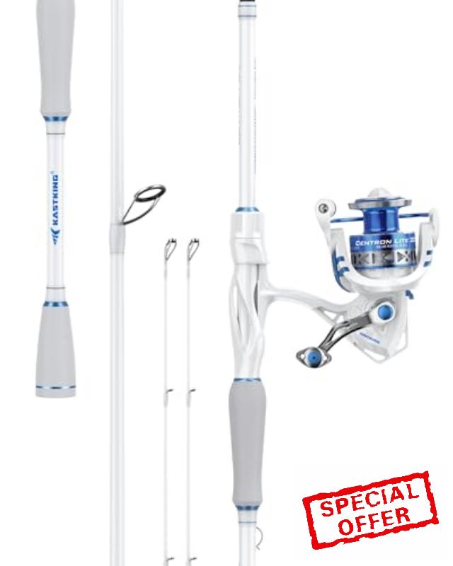 KastKing Centron Lite Travel Fishing Rod and Reel Combo