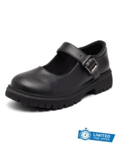 Mary Jane Shoes for Women Vegan Leather Oxford Dress Shoes Cute Buckle Strap Dressy Flats for Work Office School Business Casual Cosplay Teache