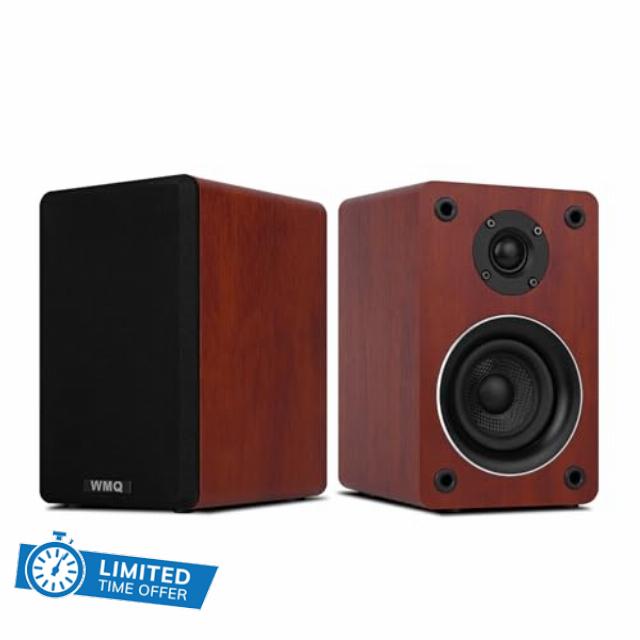 40W*2 Passive Bookshelf Speakers for Home Theater Surround Sound