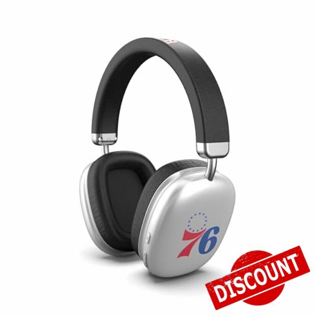SOAR NBA Active Noise Cancelling Wireless Over-the-Ear Headphones- Silve