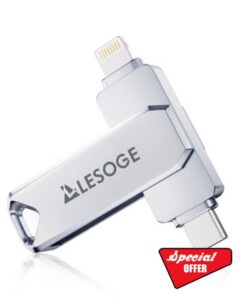MFi Certified 256GB Flash Drive for iPhone Photo Stick Thumb Drive
