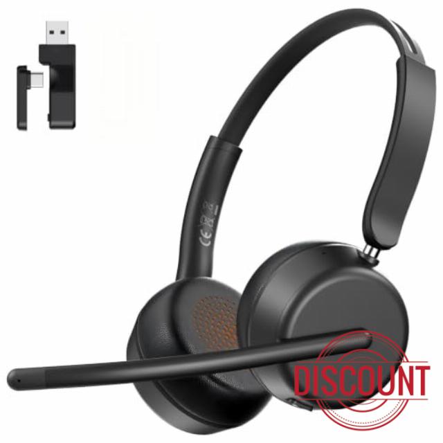 AOC Wireless Headset with Mic for Work