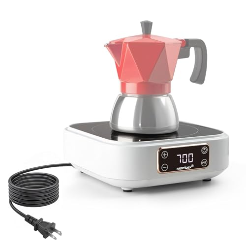 120V Portable Single Induction Burner – Compact Electric Hot Plate for Small Kitchens