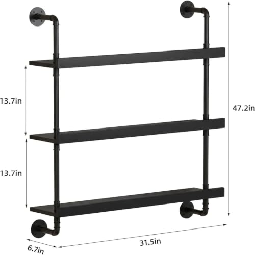 Floating Bar Shelves Wall Mounted