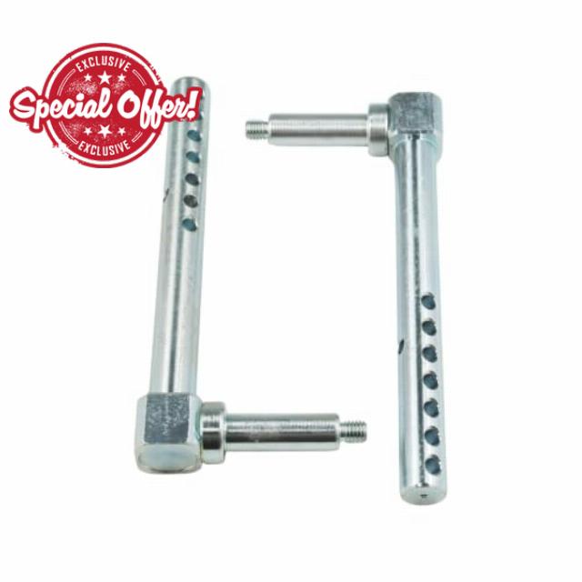 AM136327 AM136328 Mower Deck Gage Wheel Arm Kit Compatible with John Deere X300 X500 48" 54" Front Left & Right Mower Deck Wheel Arm 3/4" X320 X324 X340 X360 X520 X530 X534 X54