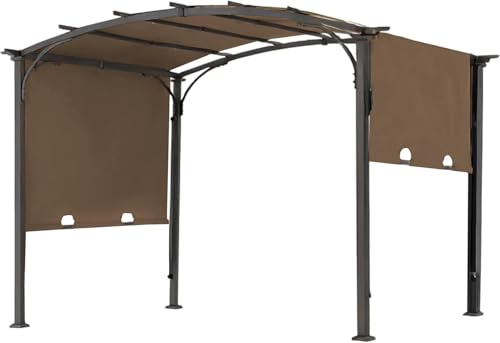 Brown | SCOMANAGE Pergola Replacement Cove Compatible with ALDI Belavi and Shoprite Pergola 49964