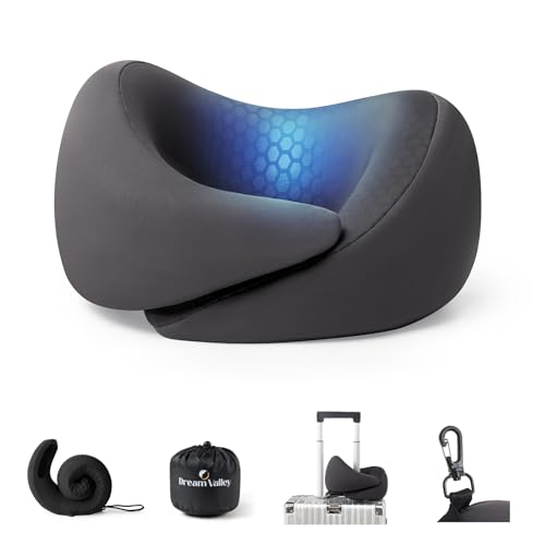 Memory Foam Travel Pillow for Airplane