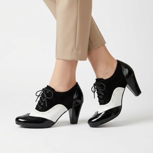 Wingtip Saddle Dress Shoes