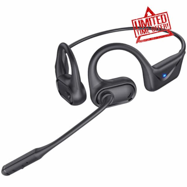 Open Ear Headphones with Mic