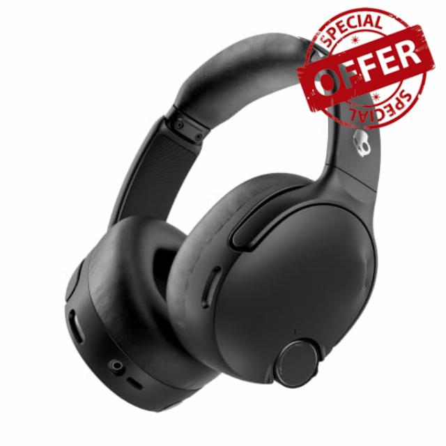 Skullcandy Crusher 1080 ANC Headphones with Sound by Bose - True Black | Multi-Sensory Bass