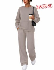 Sampeel Sweatsuits Women 2 Piece Outfit Lounge Sets Tracksuits Fall Fashion                                                          Matchiong Fashion Clothing
