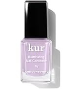 LONDONTOWN Illuminating Nail Concealer - Sheer Brightening Nail Polish & Strengthener for Yellowi...