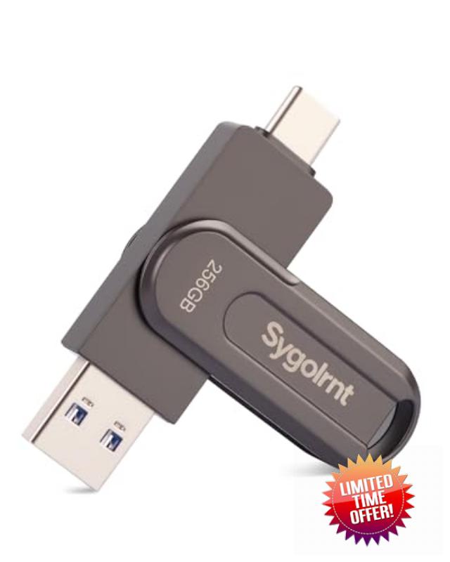 256GB USB Flash Drive for iPhone Photo Stick Thumb Drive