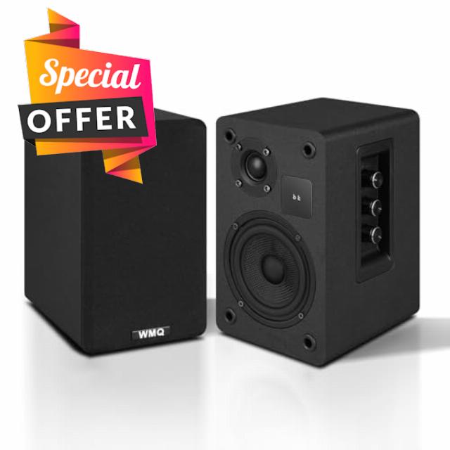 Powered Bookshelf Speaker Pair