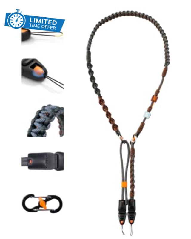 TELEISN Quick Release 3-in-1 Shoulder Strap for DJI Pocket 3/4/Camera/Phone                                                          3-in-1 Detachable Wrist/Neck/Shoulder Chic Braided Strap for Insta360 Luna Ultra