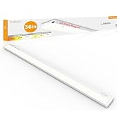 Tonlesm 24 Inch Under Cabinet Lighting Plug in, 14W 120V 3 Color 3000K/4000K/5000K, 3 Brightness,...