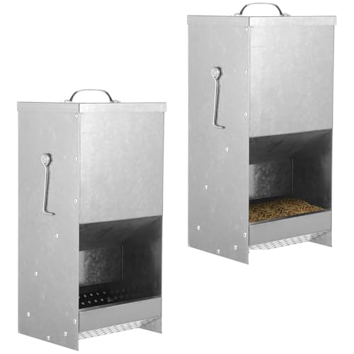 5 lbs Rabbit Hay Feeders with Adsorbent Lids