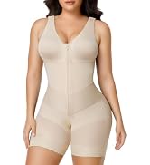 SHAPERX Tummy Control Shapewear For Women Seamless Bodysuit Bonded Panel | Double-Layer Sculpting...