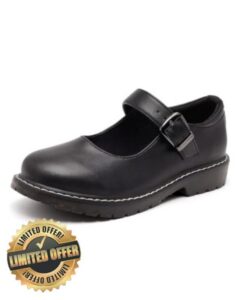 Mary Jane Shoes Women Vegan Brogue Leather Oxford Dress Shoes Cute Buckle Strap Dressy Flats for Work Office School Business Casual Cosplay Teache