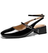 GotSoft Womens Mary Jane Flats Closed Square Toe Ballet Flat Dressy Comfortable Slip on Shoes
