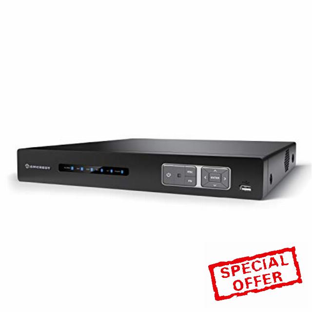 Amcrest 4K UltraHD 16 Channel AI DVR Security Camera System Recorder