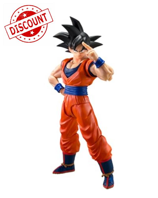 TAMASHII NATIONS - Dragon Ball Z - Son Goku (The Kind-Hearted Saiyan) S.H.Figuarts Action Figure | Dragonball Z 6 Inch Action Figure S.H. Figuarts - Son Goku - The Kind Hearted Saiya