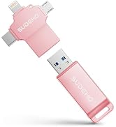 MFi Certified Photo Stick 128GB USB 3.0 Flash Drive for iPhone, 4 in 1 External Thumb Drive for P...