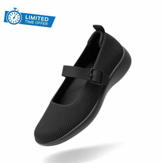 DREAM PAIRS Womens Ballet Mary Jane Flats Shoes                                                          Arch Support