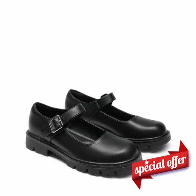 DREAM PAIRS Women's Chunky Mary Jane Flats                                                          classic comfortable cute platform flats