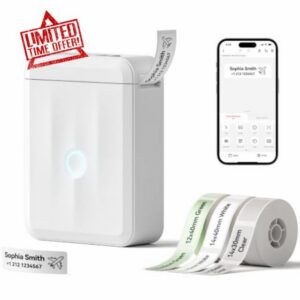 NIIMBOT D110 Mini Label Maker with 3 Tapes for Kids School Items