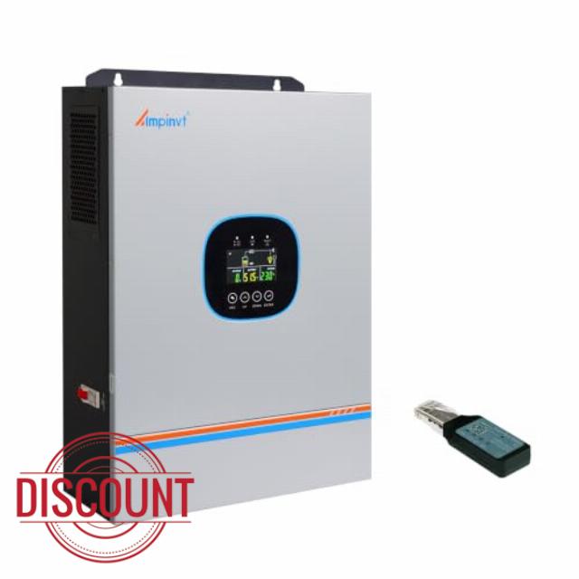 Ampinvt 5000W Off Grid Hybrid Solar Inverter with WiFi