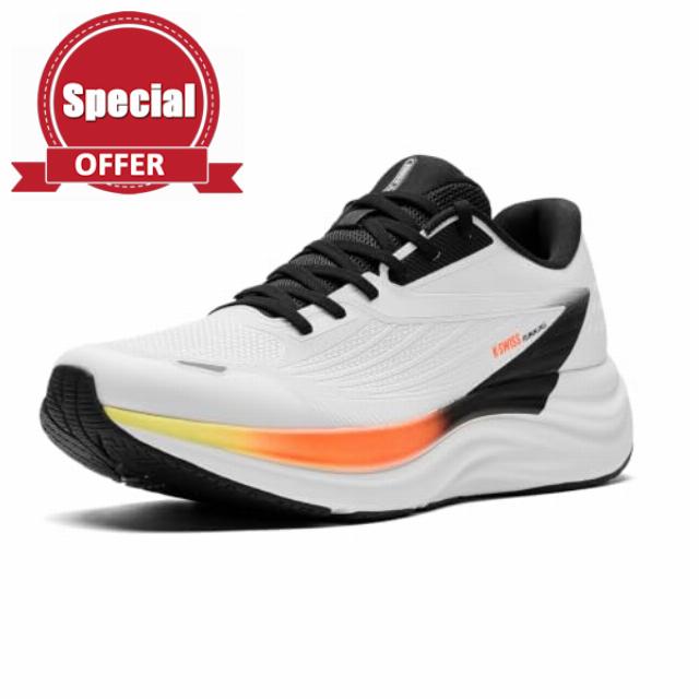 K-Swiss Men's Shadx Leather Running & Walking Shoes                                                          Weather-Ready Protection
