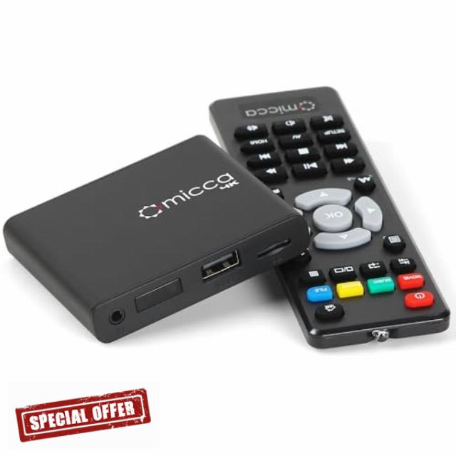Micca 4K Ultra-HD USB and microSD Media Player