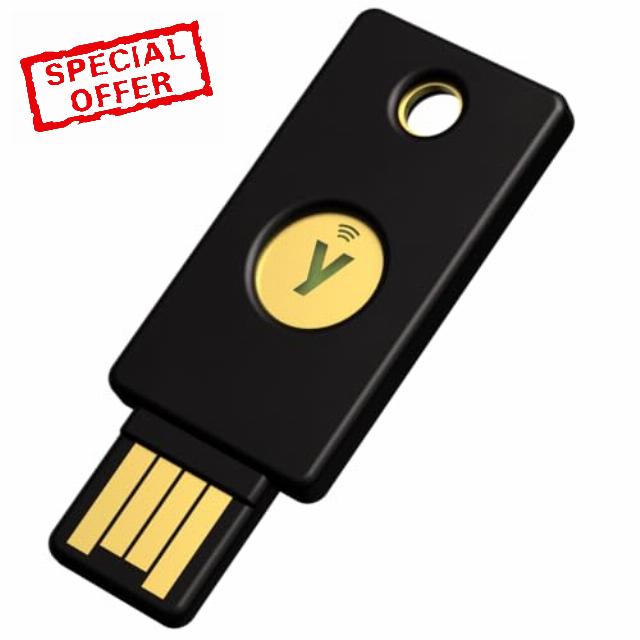 Yubico - YubiKey 5 NFC - Multi-Factor authentication (MFA) Security Key and passkey