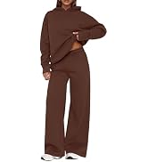 PRETTYGARDEN 2 Piece Lounge Sets for Women Matching Sweatsuits | Oversized Hoodies & Baggy Wide L...