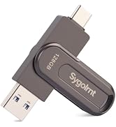 256GB USB Flash Drive for iPhone Photo Stick Thumb Drive, 2-in-1 USB C + USB A, External Storage ...
