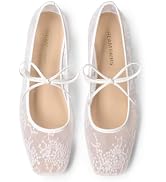 DREAM PAIRS Women Square Toe Mary Jane Ballet Flats | Low Heel Elegant Comfortable Dress Shoes fo...