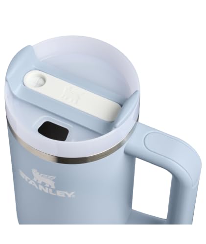 Blue Dream Stone | Handle and Straw | 3-Position Lid | Cup Holder Compatible for Travel | Insulated Stainless Steel Cup | BPA-Free