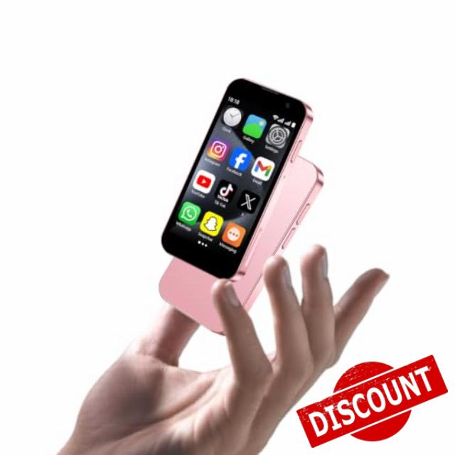 Mini Phone 3.0" Android Smartphone World's Smallest Phone for Kids Students                                                          With WiFi/Google Play/Video Call/Face ID/GPS/APP/Dual Camera