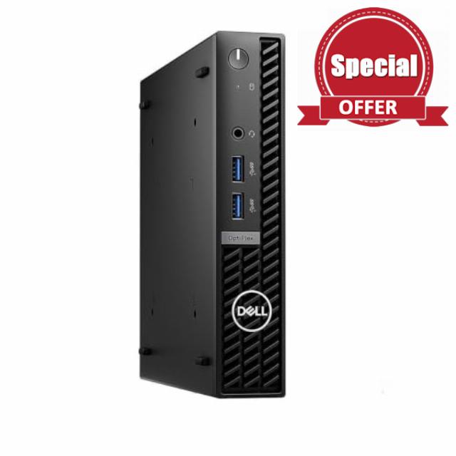 Dell Optiplex 7010 Micro (MFF) Intel 13th Gen i5-13500T (14-Core) 512GB SSD 16GB DDR4 Intel AX WiFi 6 Wireless KB/Mouse Windows 11 Pro (Renewed)