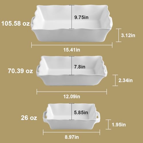 Rectangular Baking dish with Handles